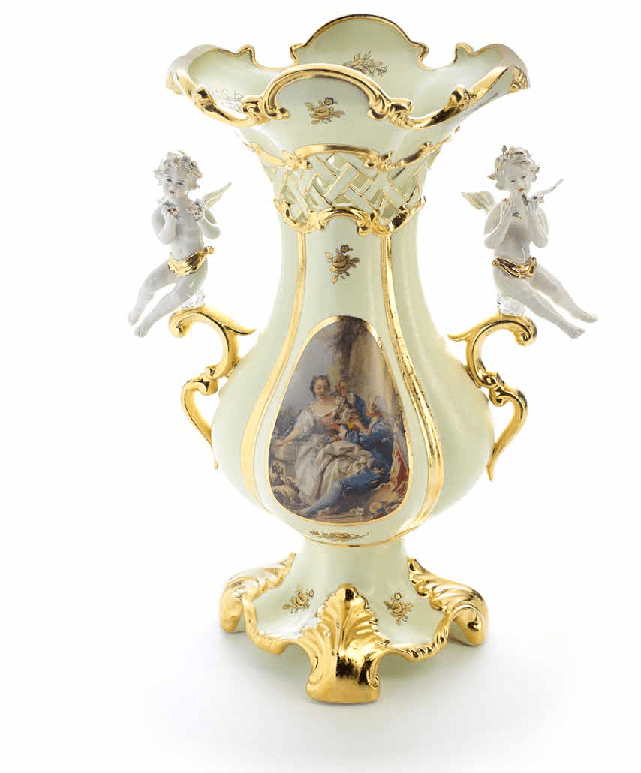 Barockvase für den Wohnzimmerladen