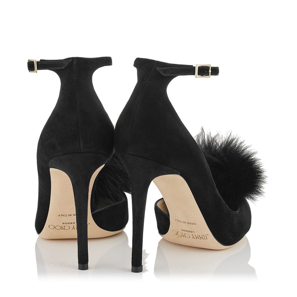 Schwarze Jimmy-Choo-Heels