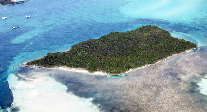 Paradiesinsel zu verkaufen