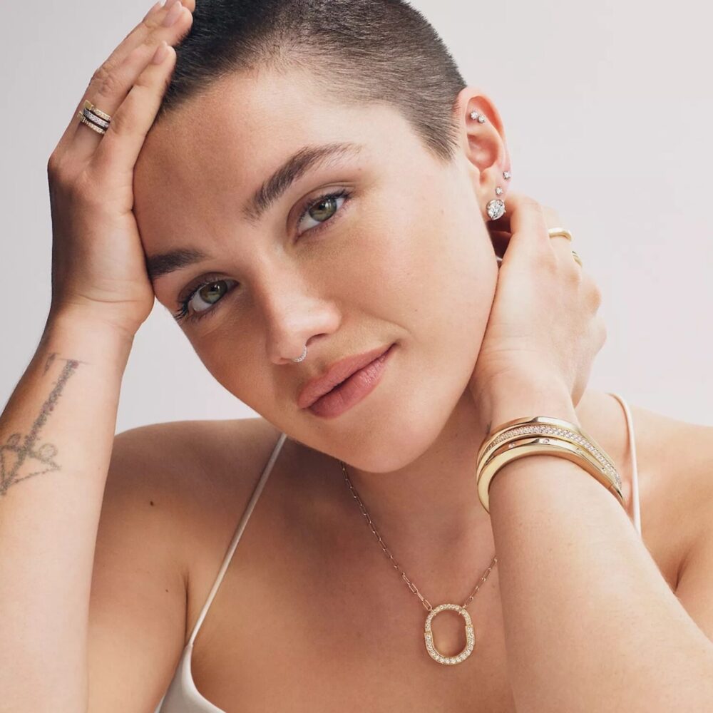 Der aufstrebende Kinostar Florence Pugh ist die Botschafterin von Tiffany & Co