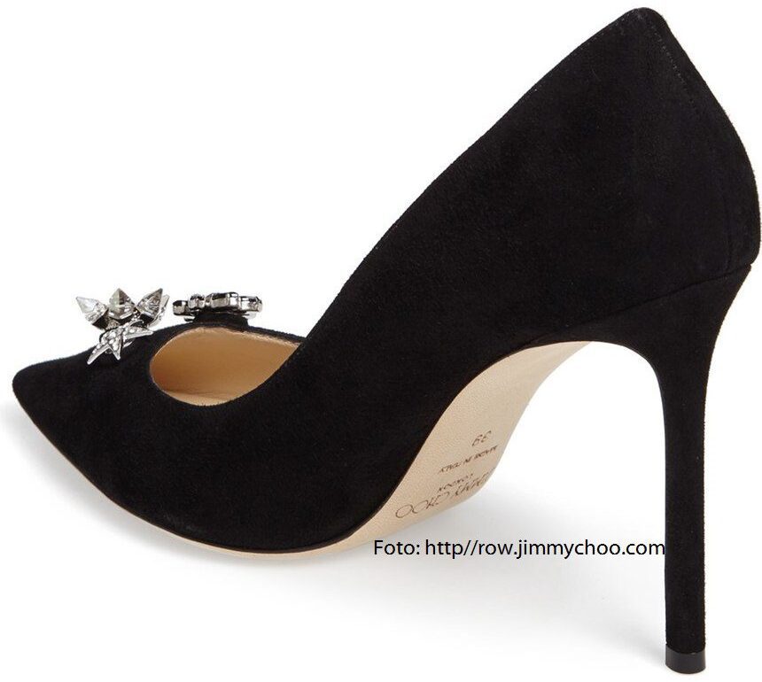 Schwarze Jimmy-Choo-Heels