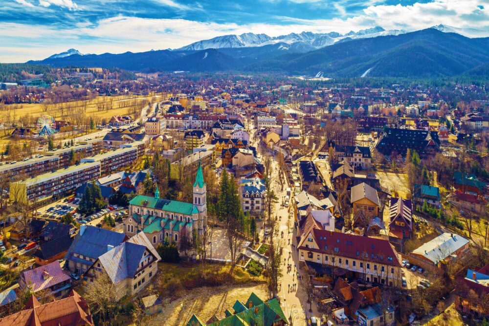 Hotel in den polnischen Bergen