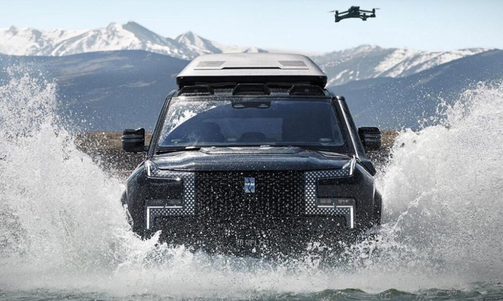 Luxuriöses Elektroauto