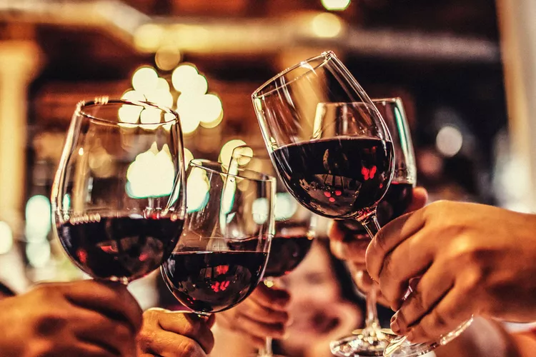 Flaschen italienischen Weins