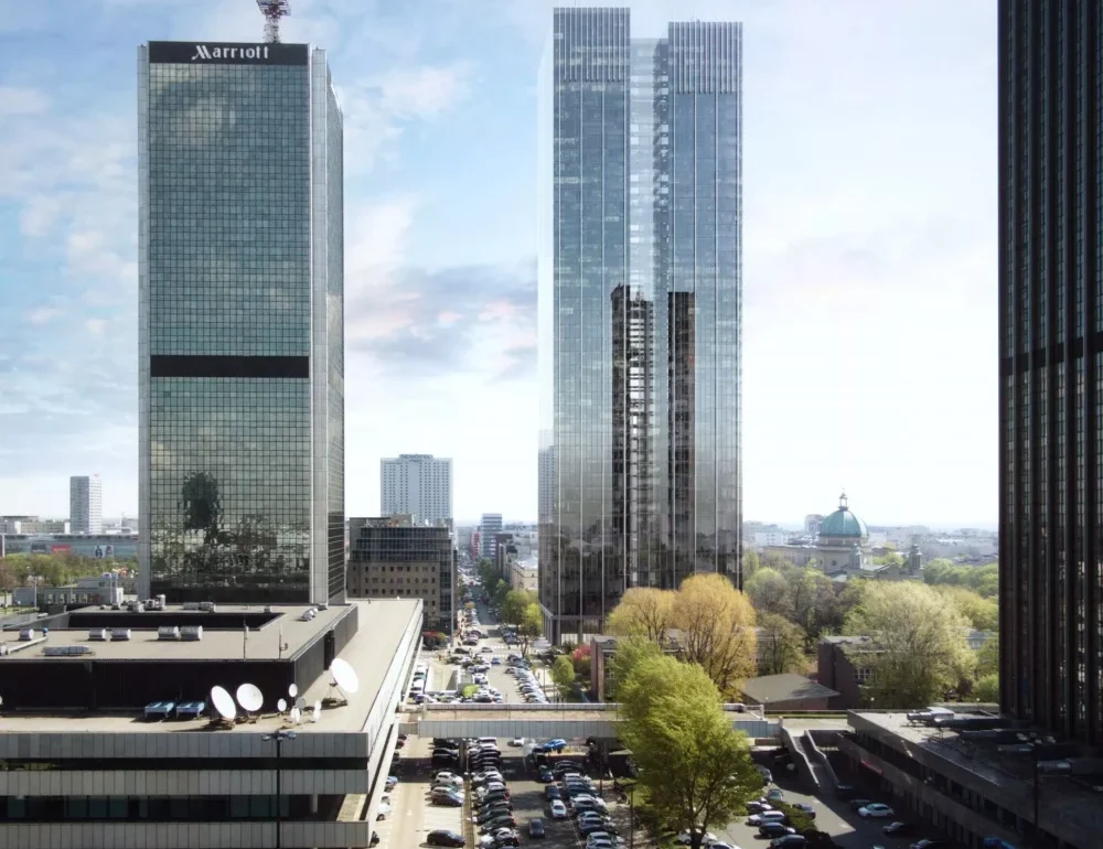 Roma Tower Neuer Wolkenkratzer auf dem Kirchen-Grundstück im Zentrum