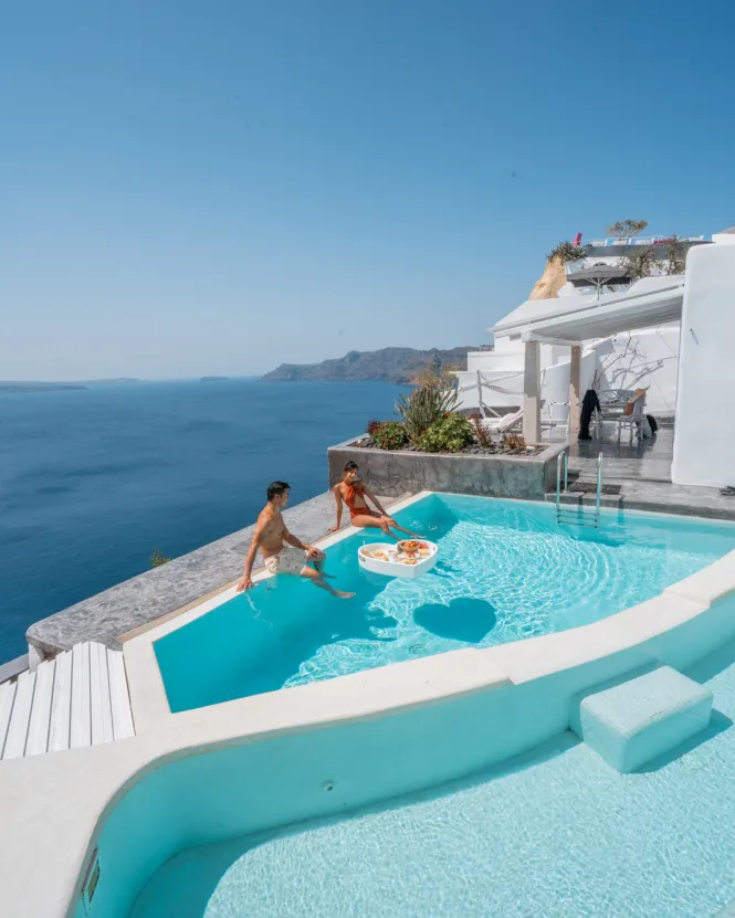 Hotels auf Santorini Blog